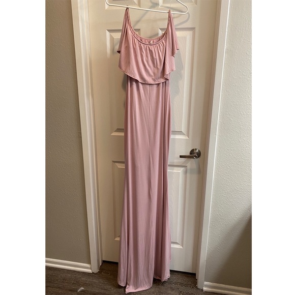 Pink Blush light pink mermaid maternity dress - Picture 2 of 3